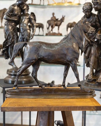 Sculpture - The Norman Mare , Pierre - Jules Mêne (1810-1879) - Bronze