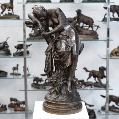 Sculpture - Le Sommeil , Luca Madrassi (1848-1919) - Bronze