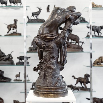 Sculpture - Le Sommeil , Luca Madrassi (1848-1919) - Bronze