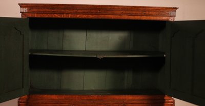 Buffet 2 Corps Dit Cupboard En Chêne - 18° Siècle
