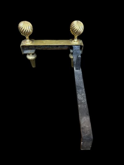 Pair of andirons - Bronze - 19th century