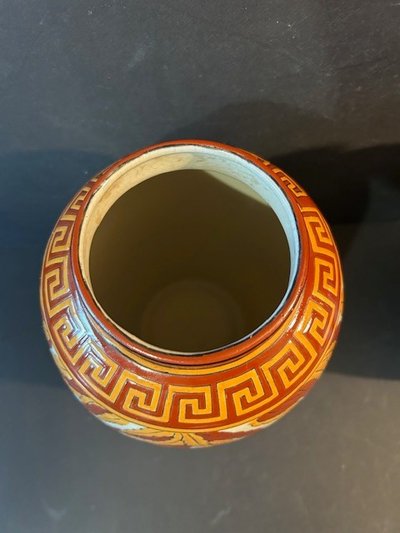 Pair of Keralouve Vases "La Louvière" - Elephant Model