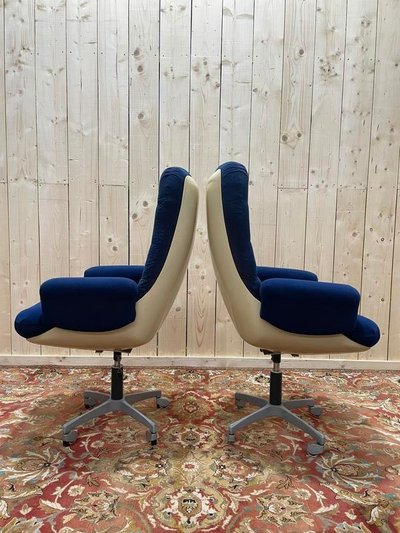 Pair of office armchairs 1970