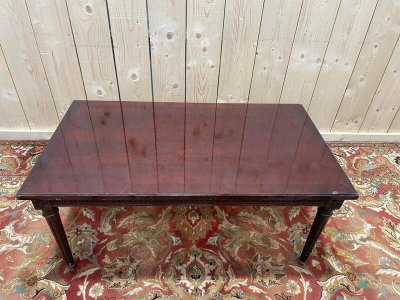 Table basse de style Louis XVI en acajou 