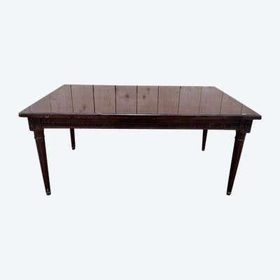 Table basse de style Louis XVI en acajou 