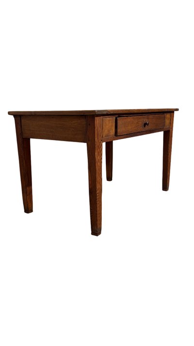 Table rustique en peuplier et mélèze 1800