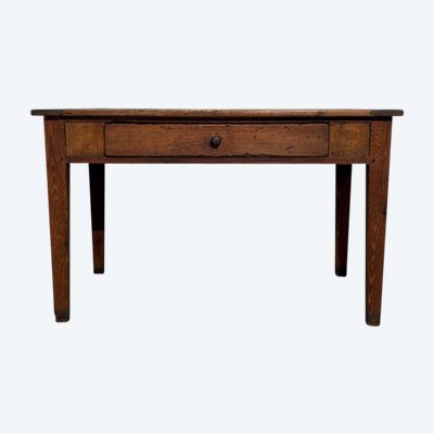 Table rustique en peuplier et mélèze 1800