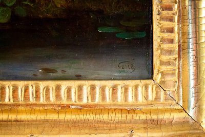 Julien Michel Gué (1789-1843) Junge Frau und Kind, Öl auf Leinwand, Romantik, um 1820