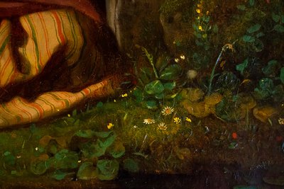 Julien Michel Gué (1789-1843) Junge Frau und Kind, Öl auf Leinwand, Romantik, um 1820