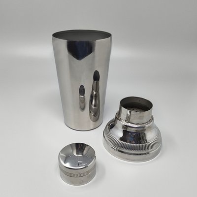 1960s Luxury Handcrafted Cocktail Shaker. Made in Italy