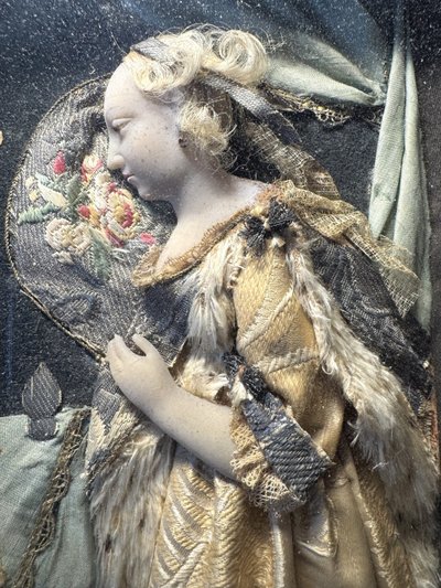 Saint Mary Magdalene - Dressed Wax - 18th century