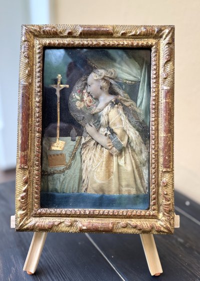 Saint Mary Magdalene - Dressed Wax - 18th century