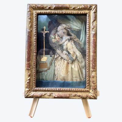 Saint Mary Magdalene - Dressed Wax - 18th century