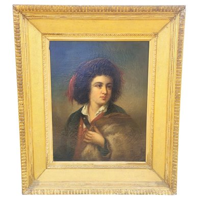 V Caprile, Portrait d'Un Couple De Napolitains, Fin XIXème Siècle