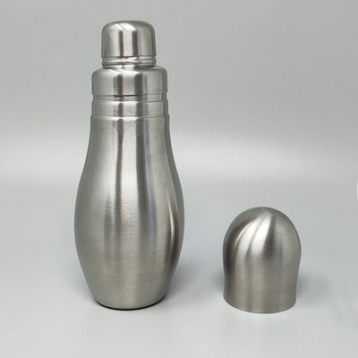 1970s Gorgeous "Bowling" Cocktail Shaker With Ice Bucket Tauma by Guzzini. Made in Italy