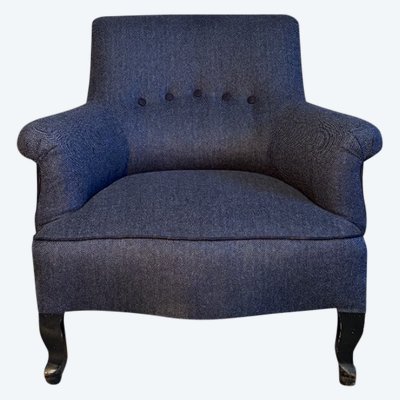 Pair of Wool Armchairs