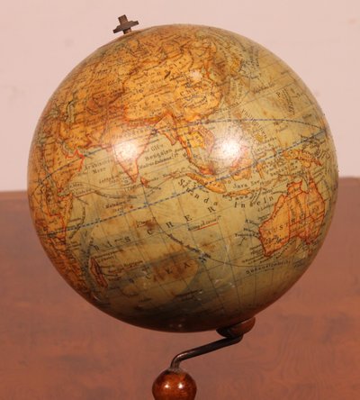 Terrestrial Globe Erd Globus - 19th Century