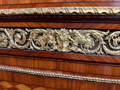 SEGRETARIO LUIGI XVI IN PENDENZA CHE FORMA UNA VETRINA - XIX SECOLO 