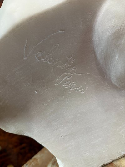 BUSTO DI DONNA IN MARMO DEL XIX SECOLO 
