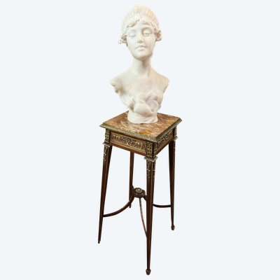 BUSTO DI DONNA IN MARMO DEL XIX SECOLO 