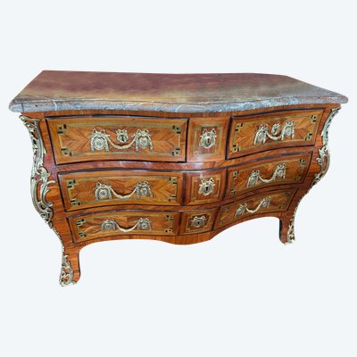 COMMODE TOMBEAU EPOQUE LOUIS XV - 18ème