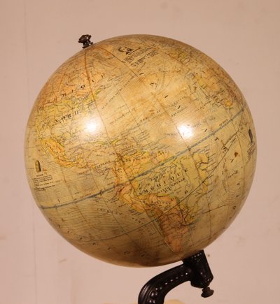 Terrestrial Globe By L. Windels - Brussels Circa 1910