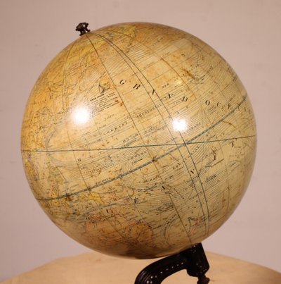 Terrestrial Globe By L. Windels - Brussels Circa 1910