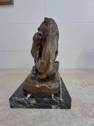 Exceptional bronze signed Louis RICHE, gold medalist