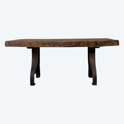 Table rustique en châtaignier