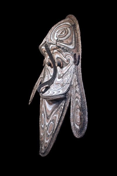 Masque de pignon, art tribal , art océanien, art traditionnel, Papouasie Nouvelle Guinée