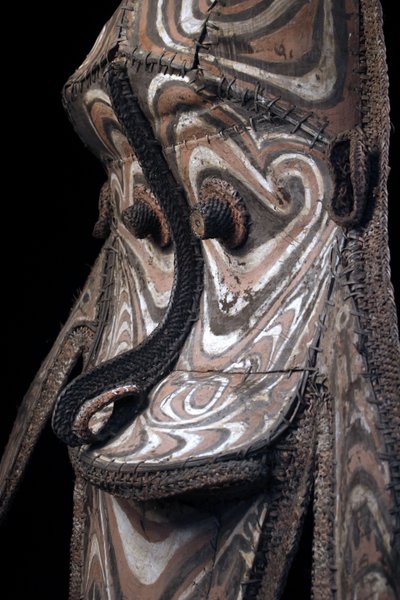 Masque de pignon, art tribal , art océanien, art traditionnel, Papouasie Nouvelle Guinée