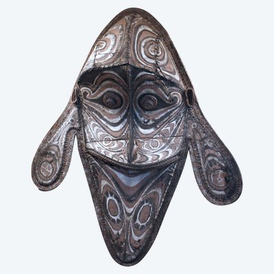 Masque de pignon, art tribal , art océanien, art traditionnel, Papouasie Nouvelle Guinée