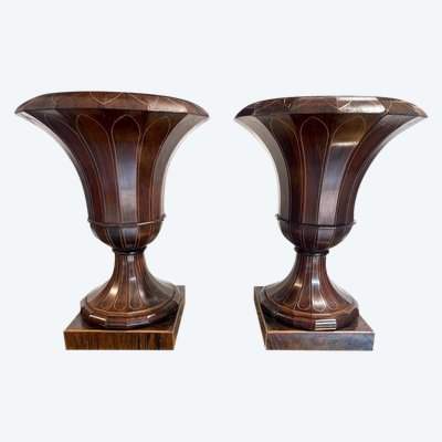 Pair Of Medici Charles X Vases 