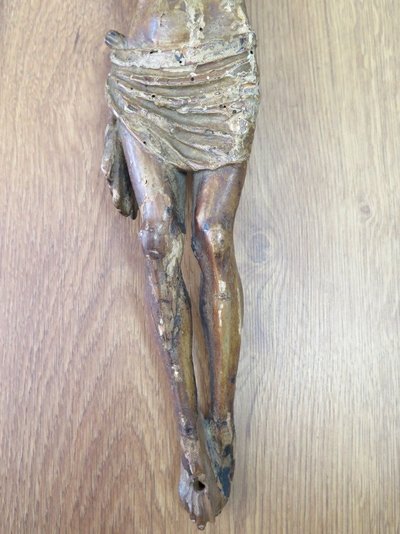 Christ En Bois XVIIè Siècle 