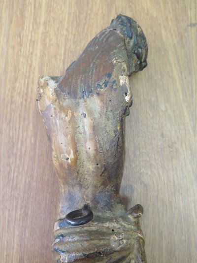 Christ En Bois XVIIè Siècle 