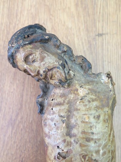 Christ En Bois XVIIè Siècle 