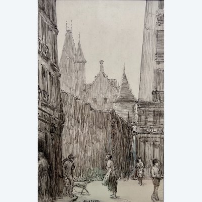 Paris. Le Marais / l'Hotel de Sens. circa 1930/40