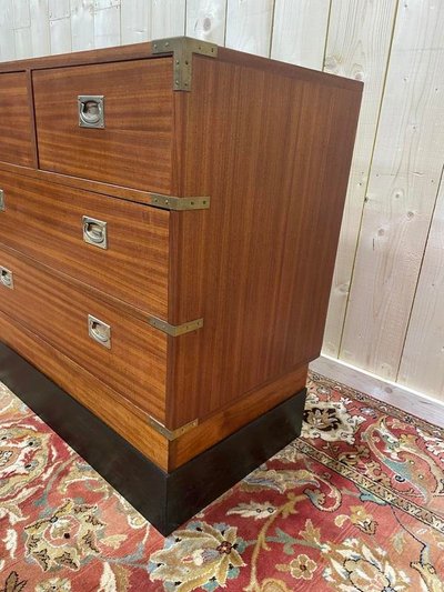 Commode en acajou de style marine 
