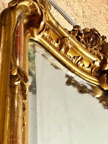 Miroir De Style Louis XV, XIXe Siècle