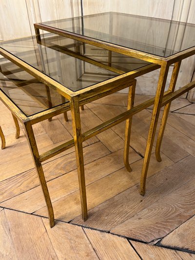 Henri POUENAT (1934-1987) - Tables Gigognes