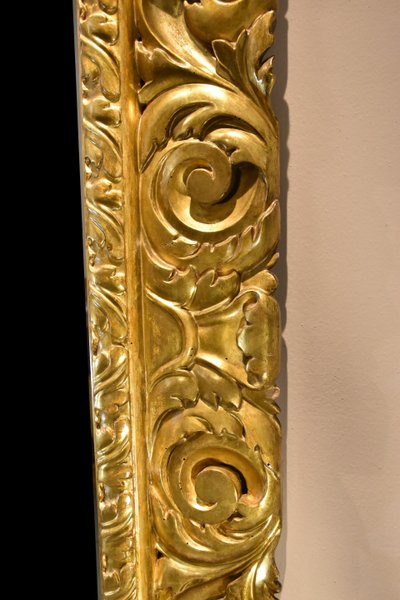 Large Mirror, Florentine Woodcarver Early 18th Century 