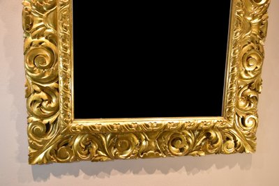 Large Mirror, Florentine Woodcarver Early 18th Century 