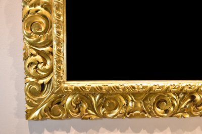 Large Mirror, Florentine Woodcarver Early 18th Century 