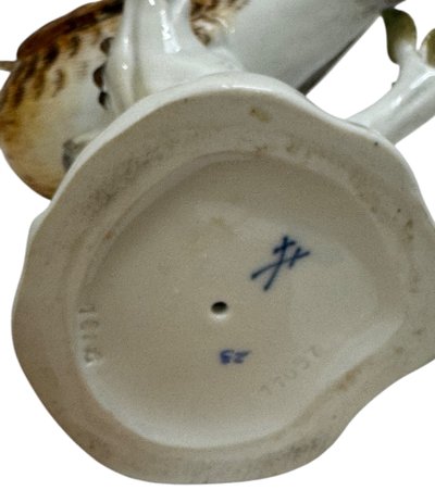 Meissen - Porcelain Figurine of a Song Thrush