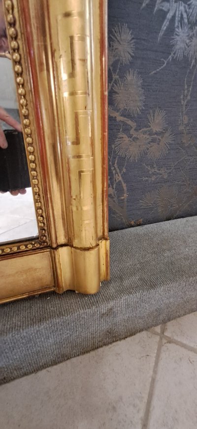 Specchio d'epoca Luigi Filippo 141 x 96