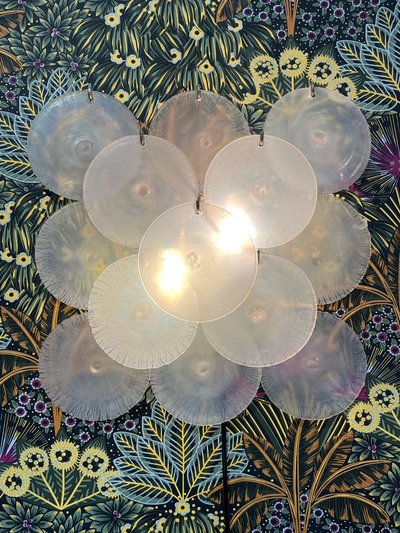 Gino VISTOSI - Paire d' Appliques (x2) en verre de Murano