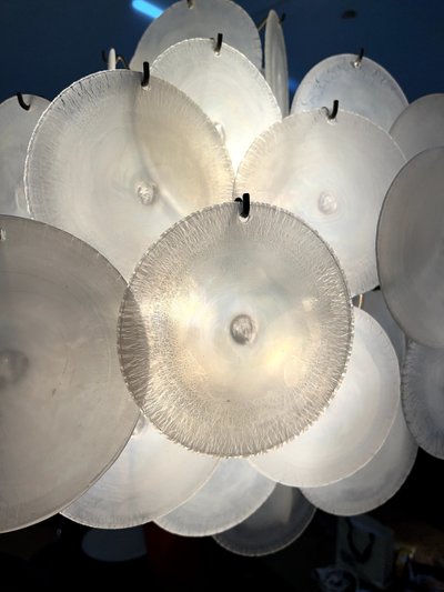 Gino VISTOSI - Paire d' Appliques (x2) en verre de Murano