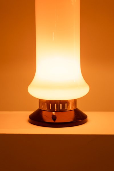 Coppia di lampade in vetro arancione. Anni '70. Codice articolo: LS6353387A