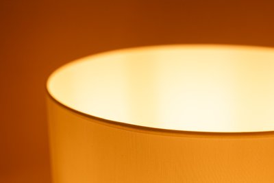 Coppia di lampade in vetro arancione. Anni '70. Codice articolo: LS6353387A