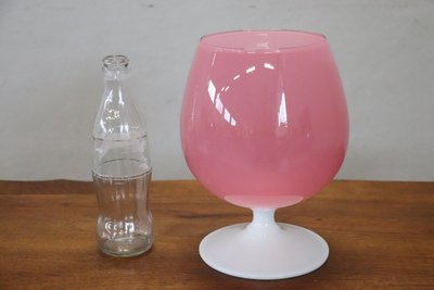Italian Vase in Pink Murano Art Glass, 1960s